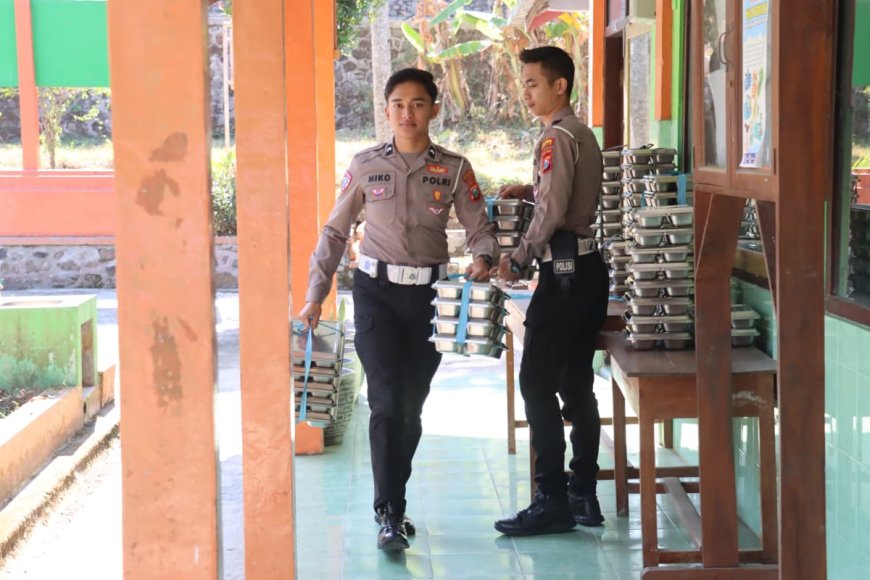 Tiga SPPG Polres Magetan Salurkan MBG Demi Dukung Pemenuhan Gizi